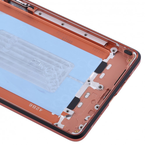 Couverture arrière avec lentille de la caméra arrière et touches latérales pour Nokia 7 Plus SH66BL1850-06