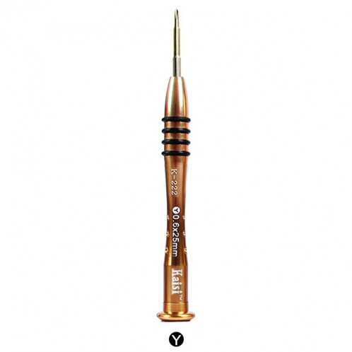 Tournevis de précision Kaisi K-222 Outil d'ouverture de réparation professionnel pour tablette de téléphone portable (forme Y: 0,6) SK83101322-05