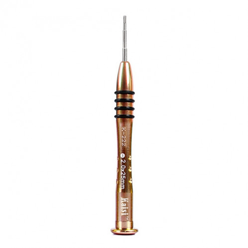 Tournevis de précision Kaisi K-222 Outil d'ouverture de réparation professionnel pour téléphone portable Tablet PC (droit: 2.0) SK98391377-05