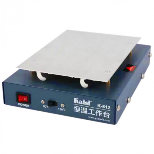 Kaisi K-812 Plaque chauffante à température constante Écran LCD Séparateur ouvert Station de dessoudage, SK984B1688-08
