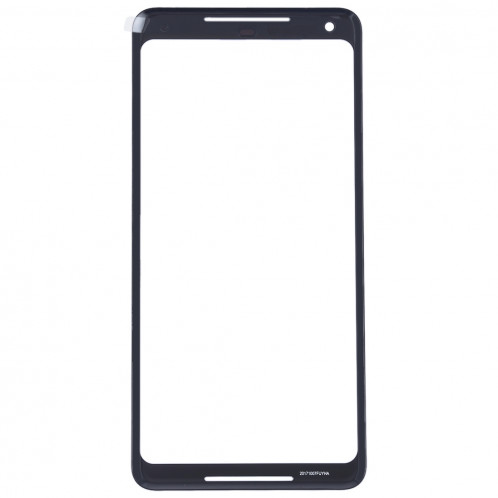 Lentille extérieure en verre d'écran avant pour Google Pixel 2 XL (noir) SH997B1407-06