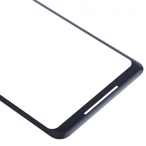 Lentille extérieure en verre d'écran avant pour Google Pixel 2 XL (noir) SH997B1407-06