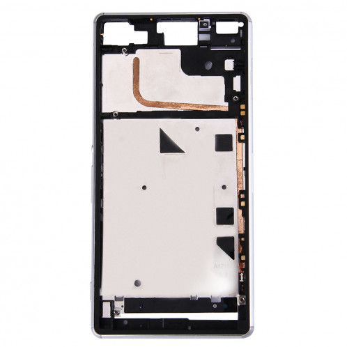 iPartsAcheter pour Sony Xperia Z3 (Single SIM) Boîtier Avant Cadre LCD (Blanc) SI000W1600-07