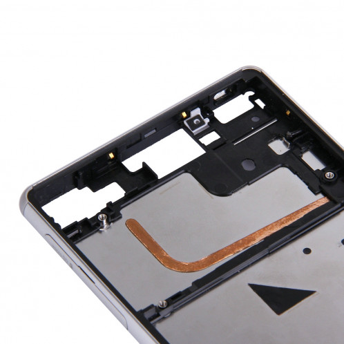 iPartsAcheter pour Sony Xperia Z3 (Single SIM) Boîtier Avant Cadre LCD (Blanc) SI000W1600-07