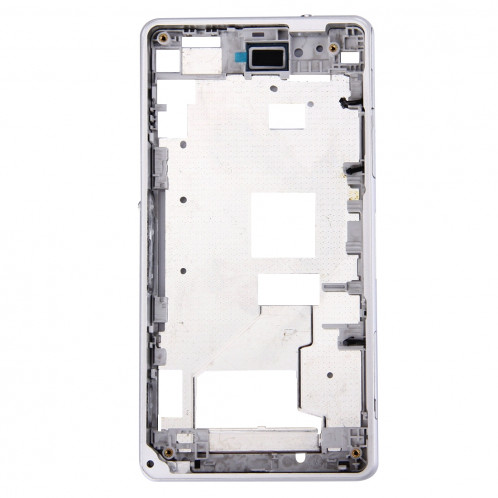 iPartsAcheter pour Sony Xperia Z1 Compact / Mini Cadre Avant Cadre LCD (Blanc) SI001W464-07