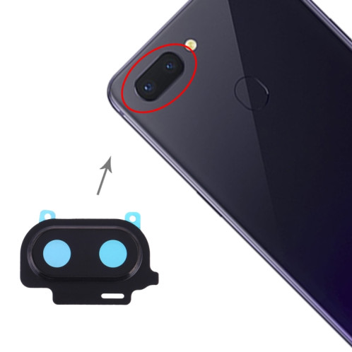 Pour le couvercle d'objectif de caméra OPPO R15 (noir) SH039B442-05