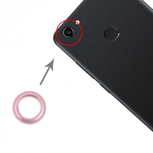 Pour Vivo Y79 10 pièces cache d'objectif de caméra (rose) SH043F1576-05