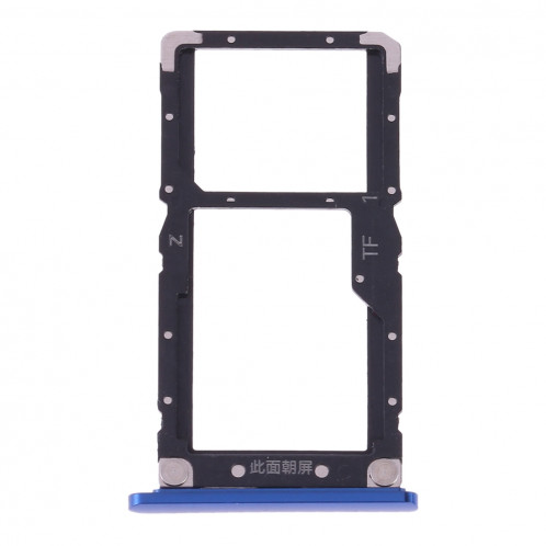 Plateau pour carte SIM + Carte SIM / Carte Micro SD pour Xiaomi Mi 8 Lite (Bleu) SH062L1525-05