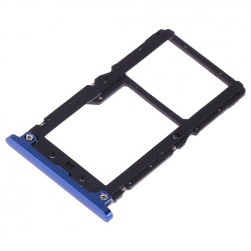 Plateau pour carte SIM + Carte SIM / Carte Micro SD pour Xiaomi Mi 8 Lite (Bleu) SH062L1525-05