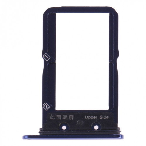 Pour Vivo X27 Plateau de carte SIM + Plateau de carte SIM (Bleu) SH063L580-05