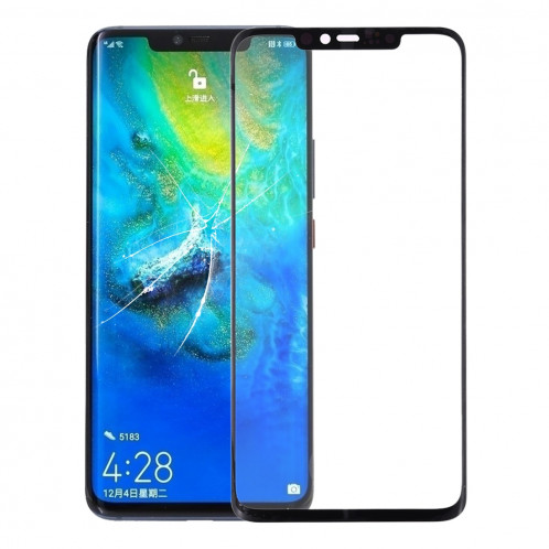 Écran avant lentille en verre pour Huawei Mate 20 Pro (noir) SH131B556-06