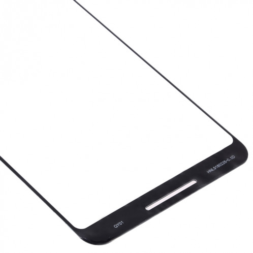 Lentille en verre extérieur de l'écran avant pour Google Pixel 3 XL (noir) SH132B762-06