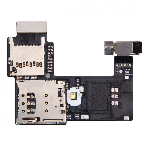 iPartsAcheter pour Motorola Moto G (2nd Gen.) (Version SIM unique) Socket de carte SIM + Socket de carte SD SI2154518-04