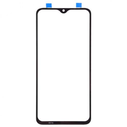 Pour OnePlus 7 Lentille en verre extérieure de l'écran avant (noir) SH182B1718-06