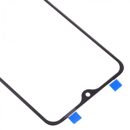 Pour OnePlus 7 Lentille en verre extérieure de l'écran avant (noir) SH182B1718-06