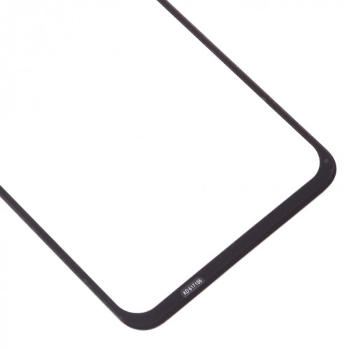 Pour OnePlus 7 Lentille en verre extérieure de l'écran avant (noir) SH182B1718-06