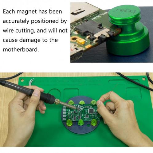 BAKU Universal PCB Fixture Support de tableau de gabarit magnétique mobile IC Maintenance de réparation SB22721098-08