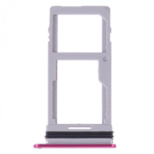 Plateau de carte SIM + plateau de carte SIM / plateau de carte Micro SD pour LG G7 ThinQ G710 G710EM G710PM G710VMP G710ULM (rouge violacé) SH38ZR1693-05
