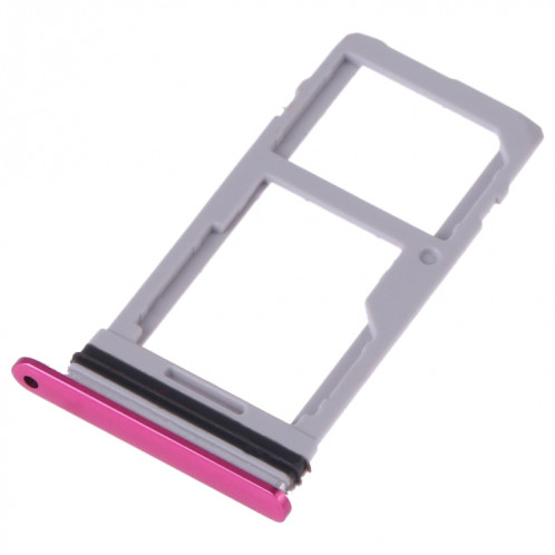 Plateau de carte SIM + plateau de carte SIM / plateau de carte Micro SD pour LG G7 ThinQ G710 G710EM G710PM G710VMP G710ULM (rouge violacé) SH38ZR1693-05