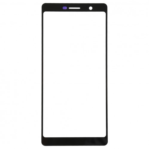 Écran avant avec lentille en verre pour Nokia 7 Plus (noir) SH42BL1172-05