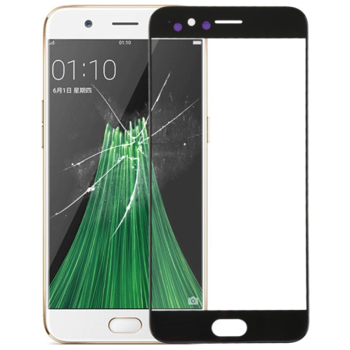 For OPPO R11 Front Screen Outer Glass Lens (Black) SH346B48-05