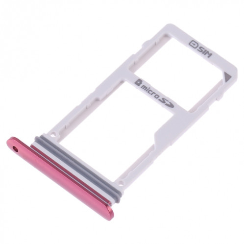 Plateau de carte SIM + plateau de carte SIM / plateau de carte Micro SD pour LG V30 VS996 LS998U H933 LS998U (rouge) SH394R1664-05