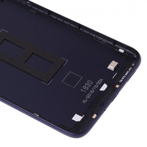 Coque arrière de batterie avec objectif photo pour Asus Zenfone Max M2 ZB633KL ZB632KL (bleu foncé) SH95DL147-06