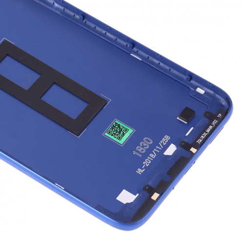 Coque arrière de batterie avec objectif photo pour Asus Zenfone Max M2 ZB633KL ZB632KL (Bleu) SH95LL840-06