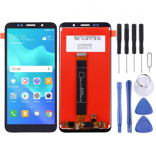 Ecran LCD et ensemble de numérisation complet pour Huawei Y5 Prime (2018) (Noir) SH05BL501-06