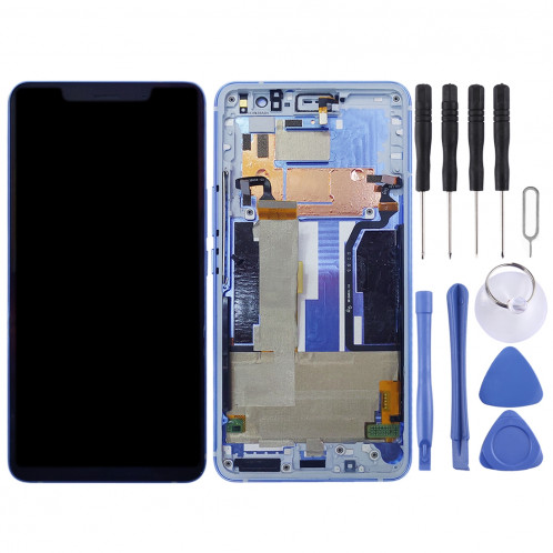 Ecran LCD et numériseur Assemblage complet avec cadre pour Xiaomi Mi 8 SE (bleu) SH409L738-05