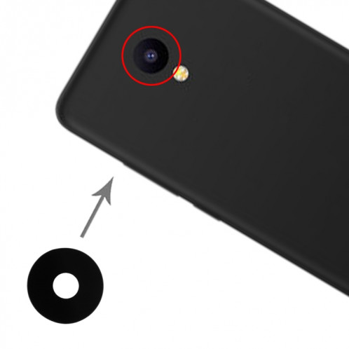 Pour Meizu Meilan A5 / M5 10pcs objectif de caméra arrière SH24371349-05