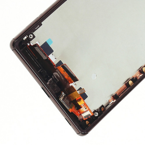 iPartsAcheter pour Sony Xperia Z4 écran LCD + écran tactile Digitizer Assemblée avec cadre (Noir) SI459B1366-08