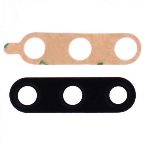Objectif de caméra arrière 10 PCS pour LG V40 ThinQ (noir) SH472B1253-05