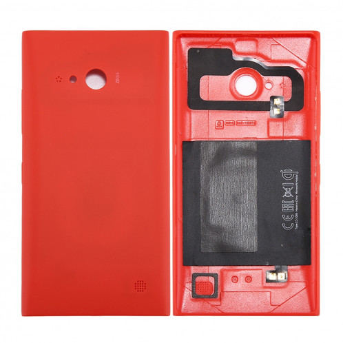 iPartsAcheter pour Nokia Lumia 735 couleur unie NFC arrière de la batterie (rouge) SI16RL1931-06