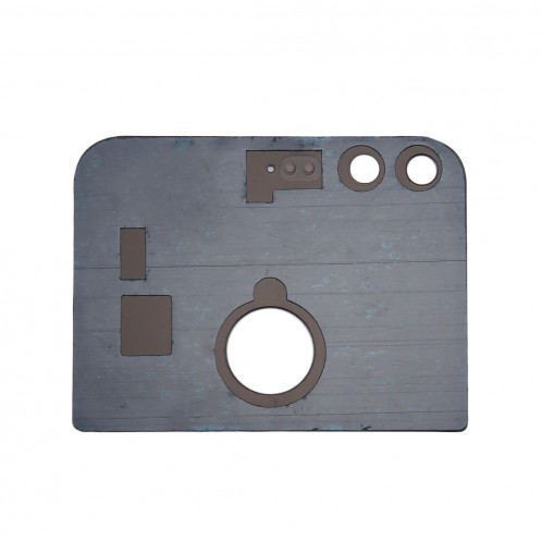iPartsAcheter pour Google Pixel / Nexus S1 couverture arrière en verre (partie supérieure) (Noir) SI535B173-06