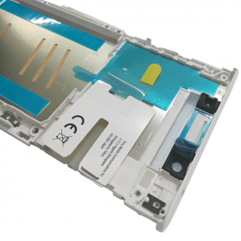 Boîtier LCD pour cadre avant pour Sony Xperia L1 (blanc) SH543W1038-05