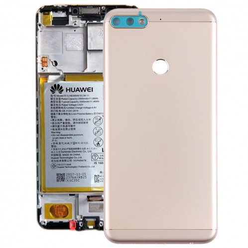 Coque Arrière avec Touches Latérales pour Huawei Honor Play 7C (Or) SH50JL1627-06