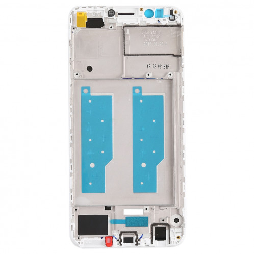 Cadre de boîtier LCD pour lunette Huawei Honor Play 7C (blanc) SH551W1482-06