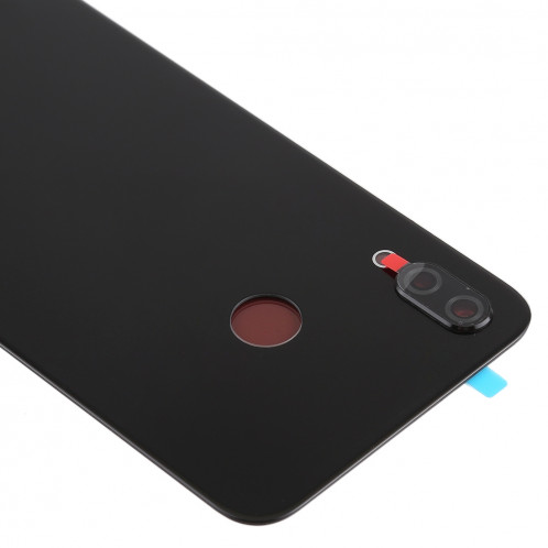Couverture arrière avec objectif d'appareil photo (d'origine) pour Huawei P20 Lite / Nova 3e (noir) SH58BL293-06