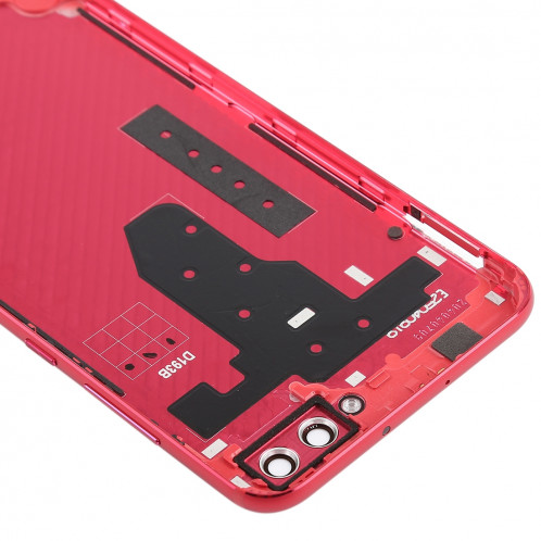 Couverture arrière avec touches latérales et objectif de la caméra (original) pour Huawei Honor View 10 / V10 (rouge) SH63RL1261-06
