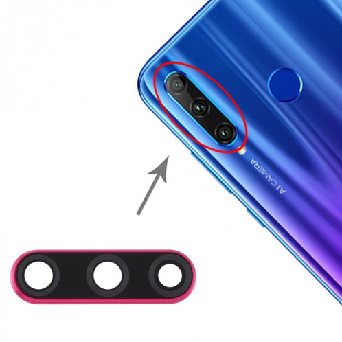 Couvre-objectif de caméra pour Huawei Honor 20i / Honor 10i / Honor 20 Lite (Rouge) SH586R1638-04