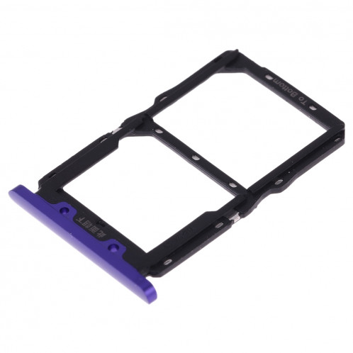 Plateau à cartes SIM + Plateau à cartes NM pour Huawei Nova 5 (violet) SH643P685-05