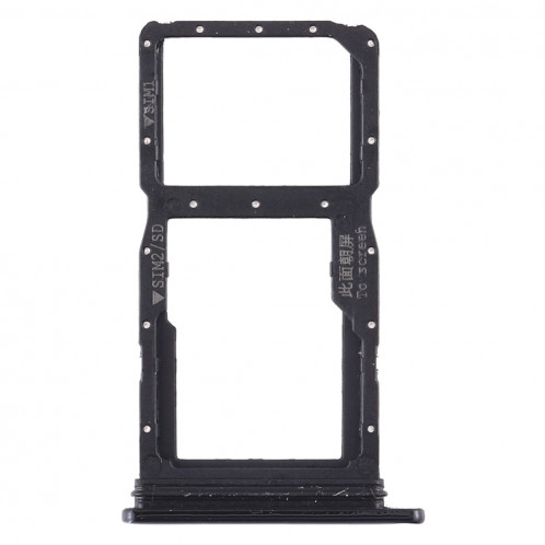 Plateau pour carte SIM + Plateau pour carte SIM / Plateau pour carte Micro SD pour Huawei Nova 5i (Noir) SH644B609-05