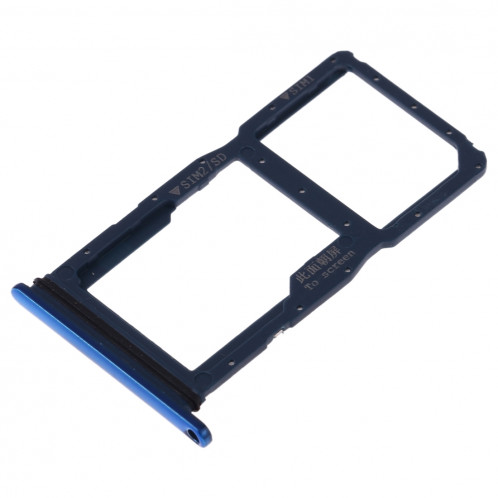 Plateau pour carte SIM + Plateau pour carte SIM / Plateau pour carte Micro SD pour Huawei Nova 5i (Bleu) SH644L953-05