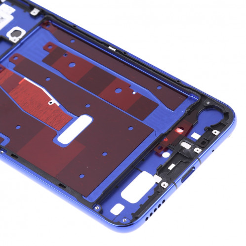 Plaque de lunette de cadre central pour Huawei Honor 20 (bleu) SH659L1224-06