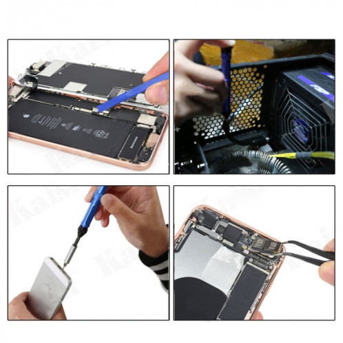 Kaisi K-1766 63 en 1 ensemble de tournevis électronique de précision magnétique outils à main pour Kit d'outils de réparation de téléphone SK2701288-05
