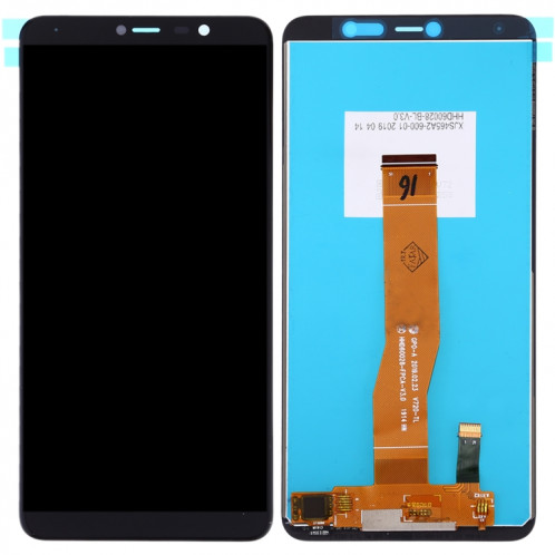 Ecran TFT LCD pour Wiko Y80 avec Digitizer Full Assembly (Noir) SH739B1004-06