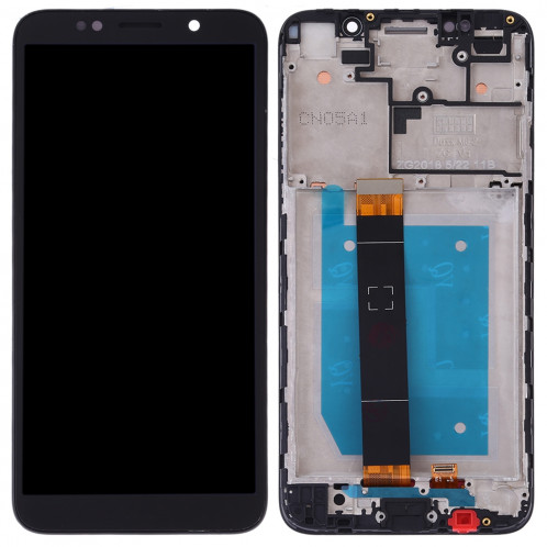 Ecran LCD et ensemble de numérisation complet avec cadre pour Huawei Y5 Prime (2018) (Noir) SH74BL1796-06