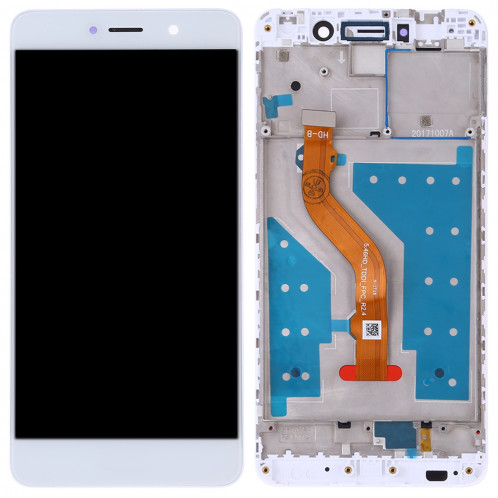 Ecran LCD et assemblée complète du numériseur avec cadre pour Huawei Y7 (2017) (Blanc) SH76WL552-06