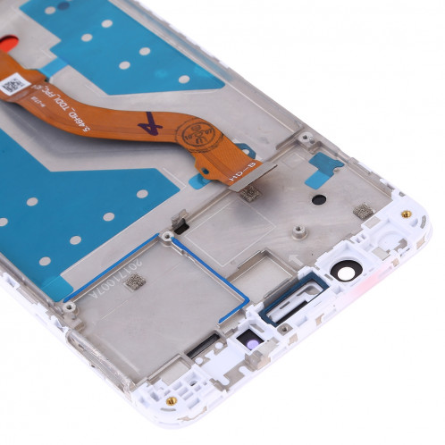 Ecran LCD et assemblée complète du numériseur avec cadre pour Huawei Y7 (2017) (Blanc) SH76WL552-06